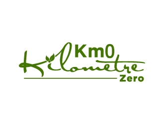 Km 0        Kilomètre zéro logo design by treemouse