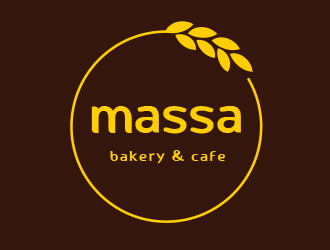 massa - bakery & cafe logo design by BeDesign