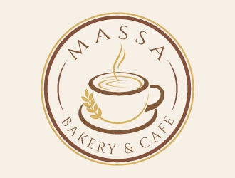 massa - bakery & cafe logo design by jaize