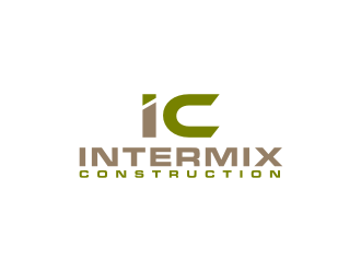Intermix Construction logo design by Artomoro