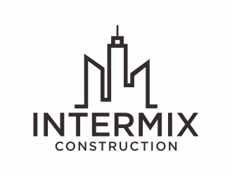 Intermix Construction logo design by bombers