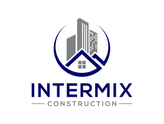 Intermix Construction logo design by cintoko