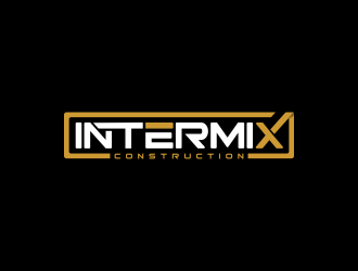Intermix Construction logo design by Mahrein