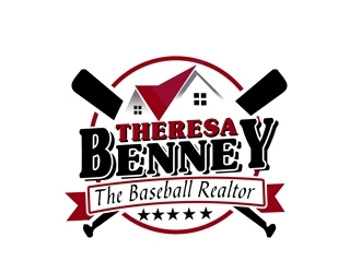 Theresa Benney - The Baseball Realtor logo design by bougalla005