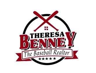 Theresa Benney - The Baseball Realtor logo design by bougalla005