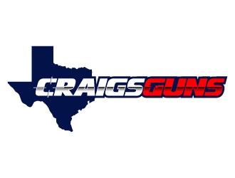 Craigs Guns logo design by daywalker