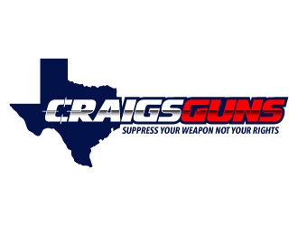 Craigs Guns logo design by daywalker