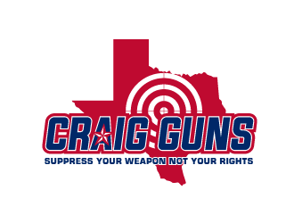 Craigs Guns logo design by SOLARFLARE