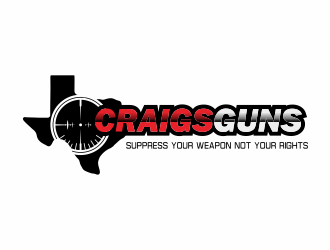 Craigs Guns logo design by afra_art