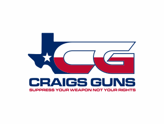 Craigs Guns logo design by afra_art