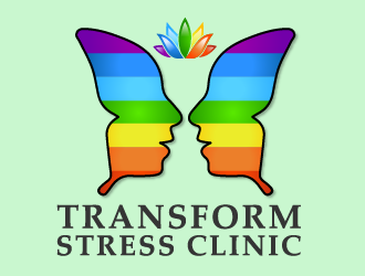 Transform Stress Clinic logo design by megalogos