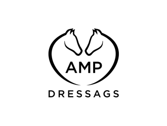 AMP Dressage logo design by KQ5