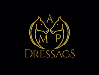 AMP Dressage logo design by nexgen