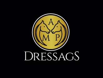 AMP Dressage logo design by nexgen
