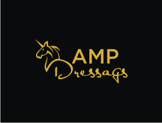 AMP Dressage logo design by logitec