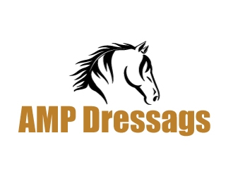 AMP Dressage logo design by AamirKhan