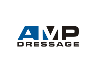 AMP Dressage logo design by rief