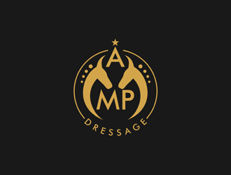 AMP Dressage logo design by alby