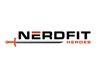NerdFit Heroes logo design by ammad