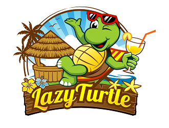 lazy turtle  logo design by haze