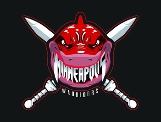 Minneapolis Warriors logo design by ZenBlackMamba