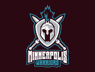 Minneapolis Warriors logo design by Kruger