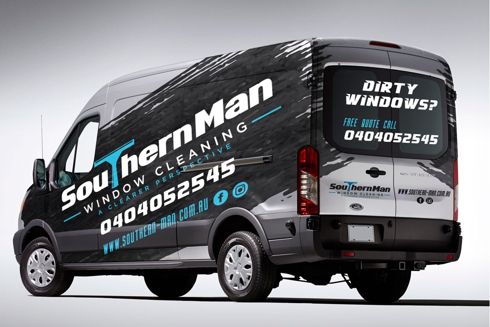 Southern Man Window Cleaning logo design by KHAI