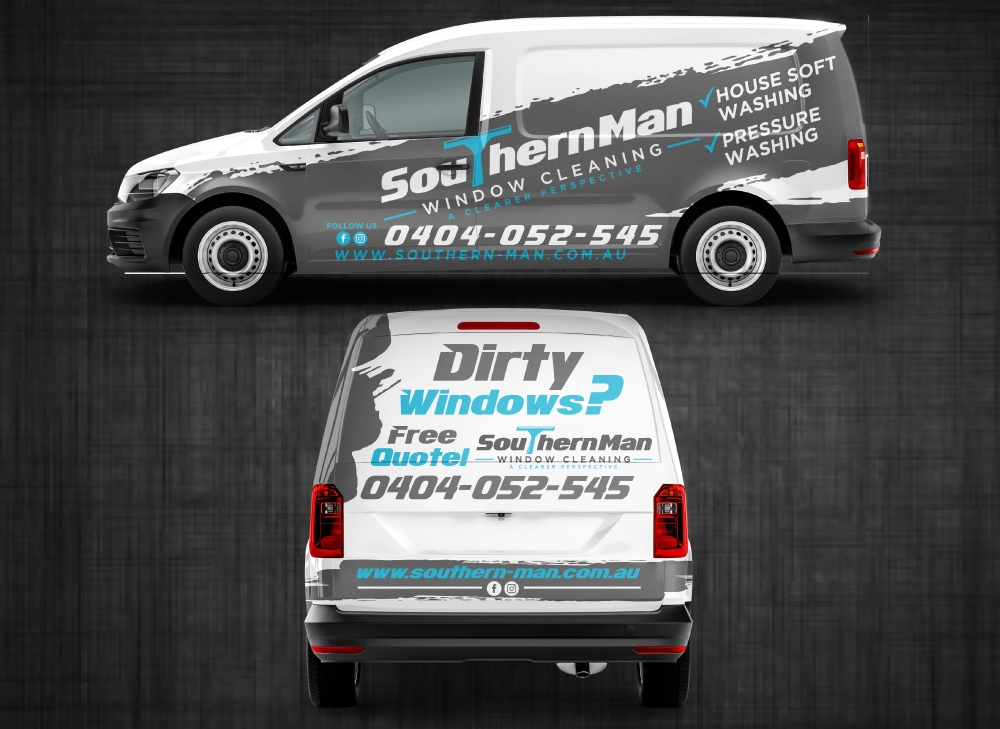Southern Man Window Cleaning logo design by LogOExperT