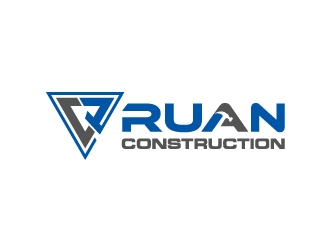 Ruan Construction logo design by yans