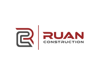 Ruan Construction logo design by uptogood