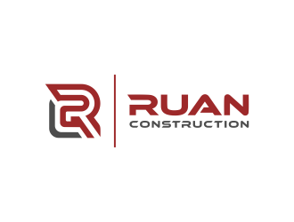 Ruan Construction logo design by uptogood