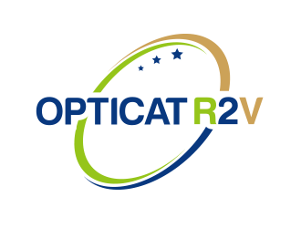 OptiCat R2V logo design by BeDesign