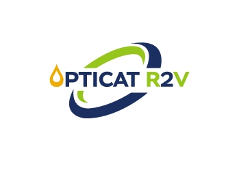 OptiCat R2V logo design by Marianne