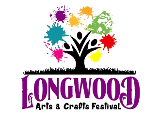 Longwood Arts & Crafts Festival logo design by AamirKhan
