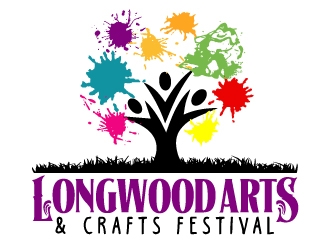 Longwood Arts & Crafts Festival logo design by AamirKhan