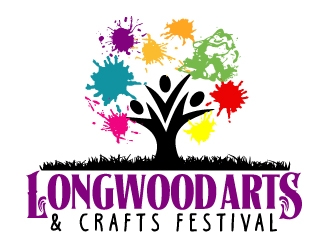 Longwood Arts & Crafts Festival logo design by AamirKhan