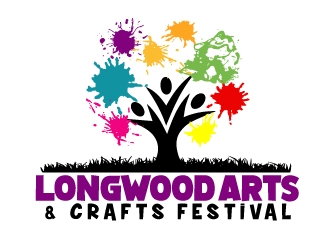 Longwood Arts & Crafts Festival logo design by AamirKhan