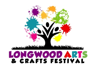Longwood Arts & Crafts Festival logo design by AamirKhan