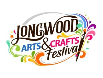 Longwood Arts & Crafts Festival logo design by veron