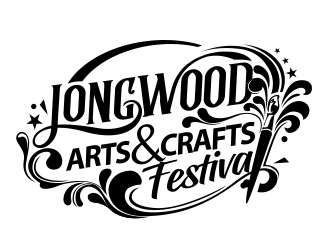 Longwood Arts & Crafts Festival logo design by veron