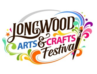 Longwood Arts & Crafts Festival logo design by veron