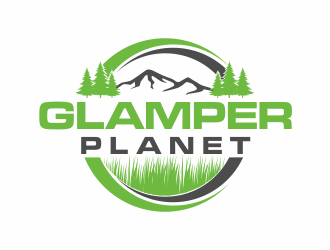 Glamper Planet logo design by afra_art