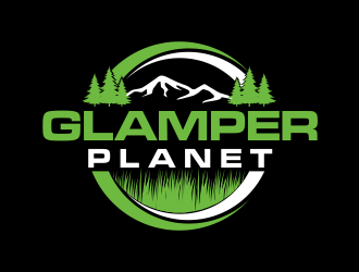 Glamper Planet logo design by afra_art