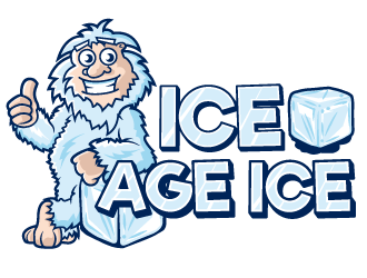 ice age ice logo design by ORPiXELSTUDIOS