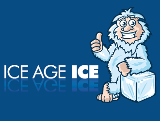 ice age ice logo design by ORPiXELSTUDIOS