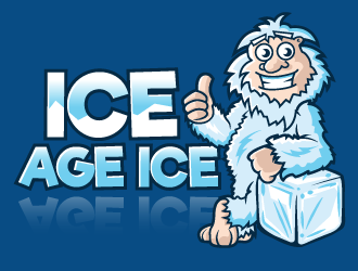 ice age ice logo design by ORPiXELSTUDIOS