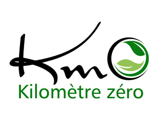 Km 0        Kilomètre zéro logo design by ingepro