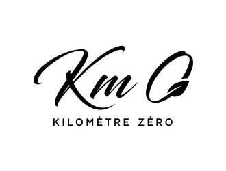 Km 0        Kilomètre zéro logo design by dibyo