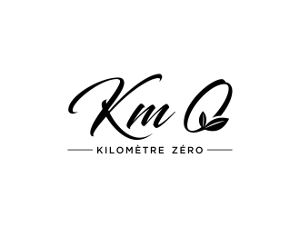 Km 0        Kilomètre zéro logo design by dibyo