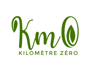 Km 0        Kilomètre zéro logo design by maseru